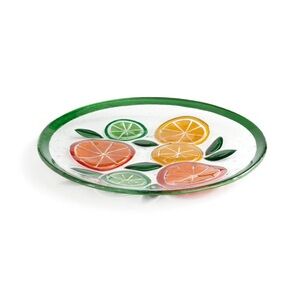Colorful Citrus Glass Plate